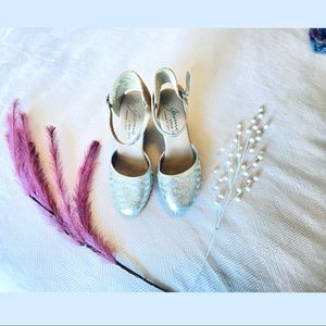 GAIMO handmade In Spain Gaimo Espadrilles in Metallic Silver